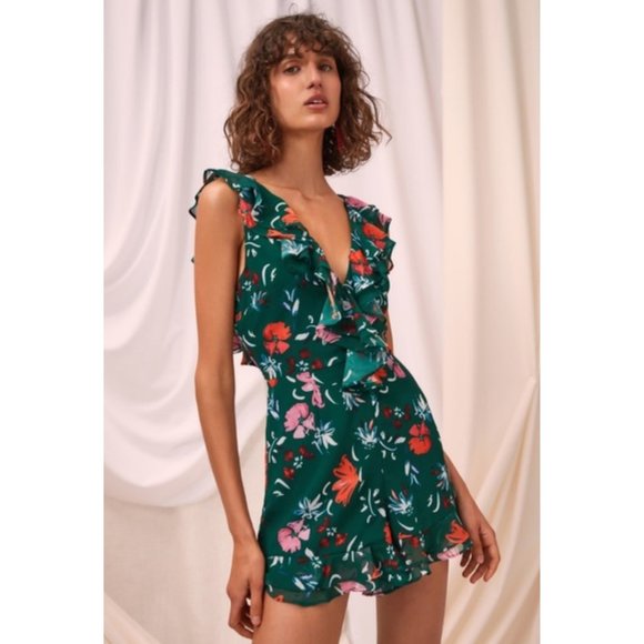 C/MEO Collective Black Ruffle Romper Playsuit - Picture 6 of 15